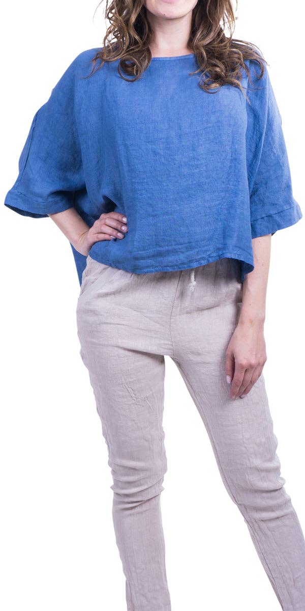 Gigi Moda - Wholesale Blouse - Women's - Linen Kaftan Blouse14