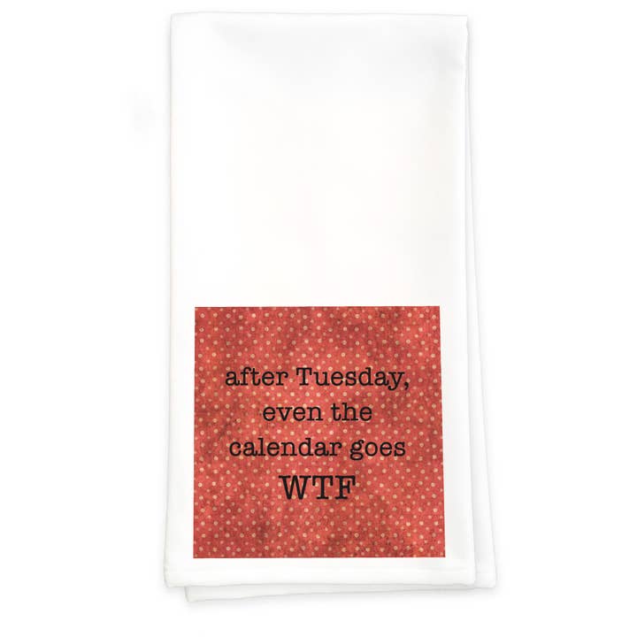 Paisley & Parsley - Wholesale Tea Towel - After Tuesday - Towel