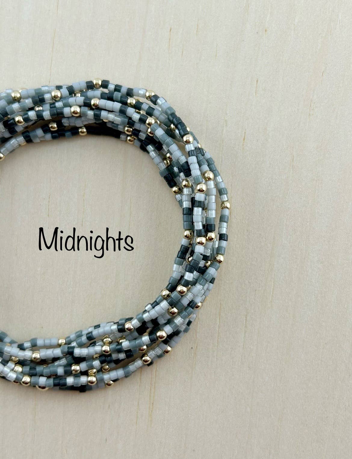 Back Bay Bead Company - Wholesale Beaded Bracelet - Stretchy Seed Bead Bracelets Gold Fill Gifts for Her Jewelry5