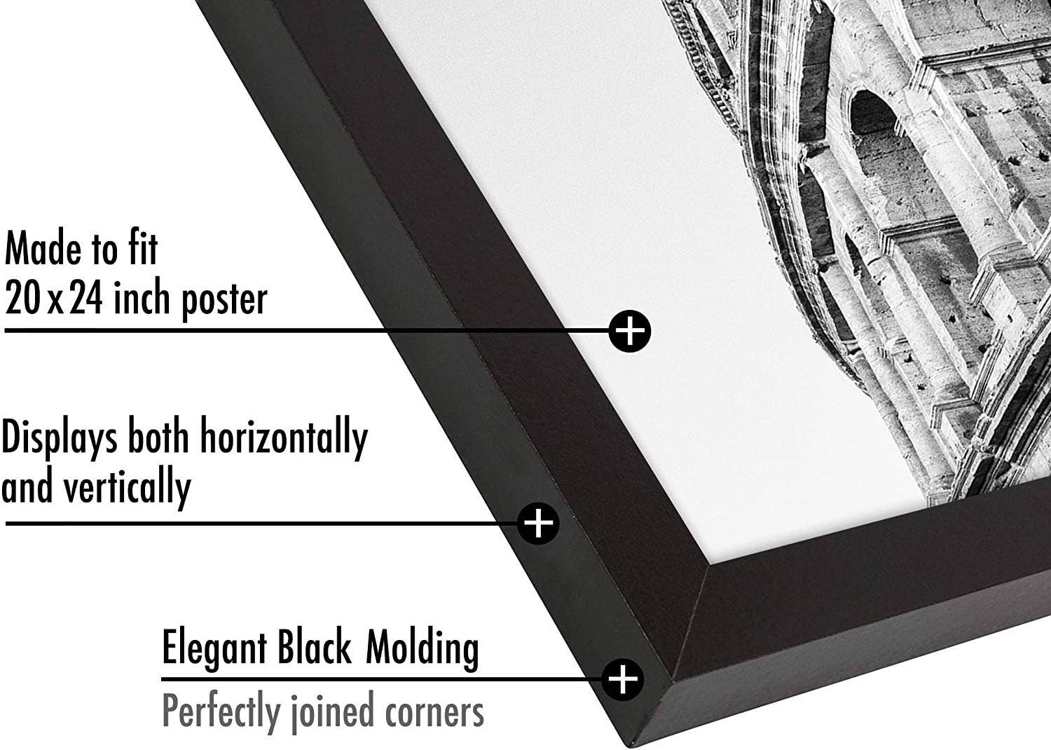 Americanflat - Wholesale Picture Frame - Americanflat Poster Frame with Wide Molding278