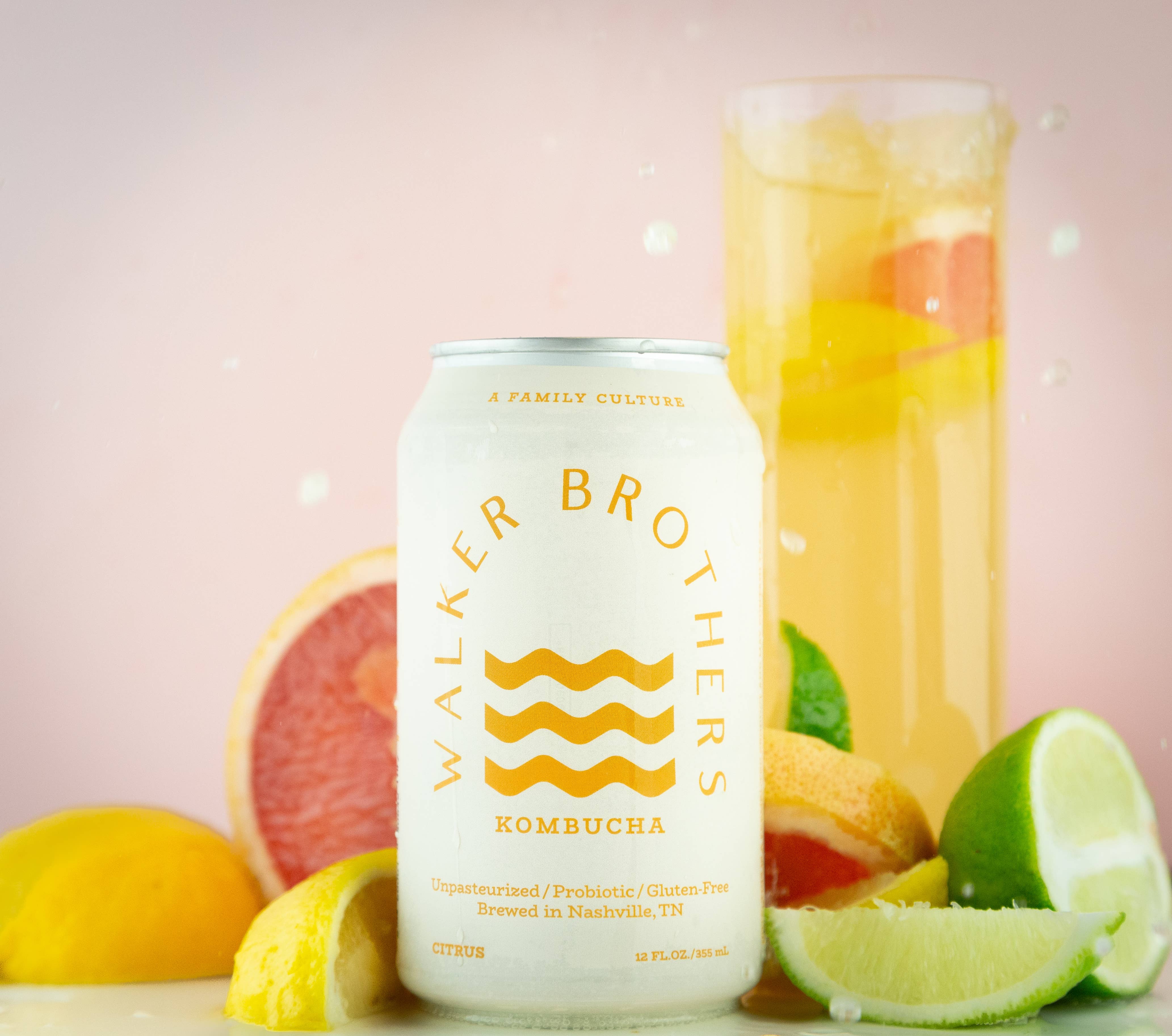 Walker Brothers - Wholesale Kombucha - Citrus Non-Alcoholic Kombucha4