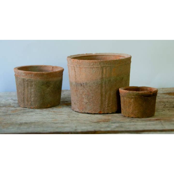 Pacific Home & Garden - Wholesale Plant Pot - Bexley terra cotta farm pots, mossed redstone