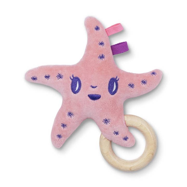 Hochet de dentition Pink Sea Star pour la vente par Apple Park