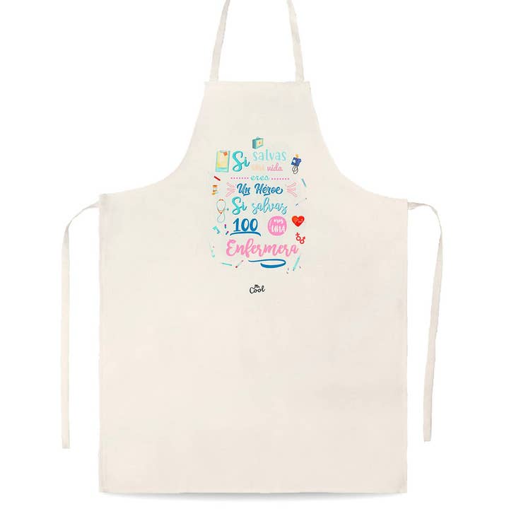 Linen apron - If you save a life you're a hero for wholesale by STAR WAY, S.L. | MrCool