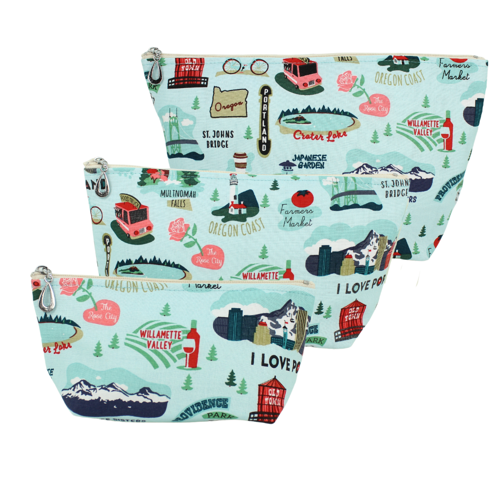 Dana Herbert - Vendita all'ingrosso Borsa per trucchi/cosmetici - Set di Borse per Trucco - S, M, + L (Risparmia $2,00)3