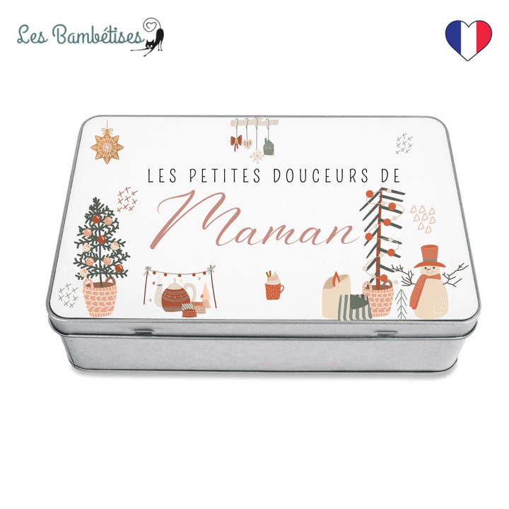 Bohemian Mother Christmas Metal Box for wholesale by les bambetises