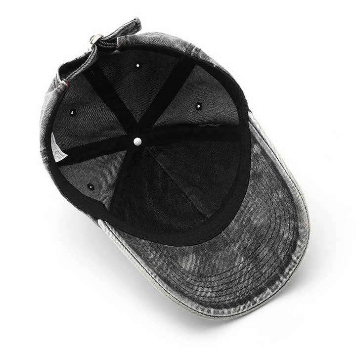 NINEXIS - Wholesale Baseball Cap - Women's - CWAH3216_PERSONALIZED RETRO SOLID COLOR WASHED BASEBALL CAP7