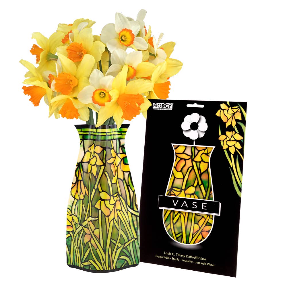 Modgy - Wholesale Vase - Modgy Expandable Vase - Louis C. Tiffany Daffodils2