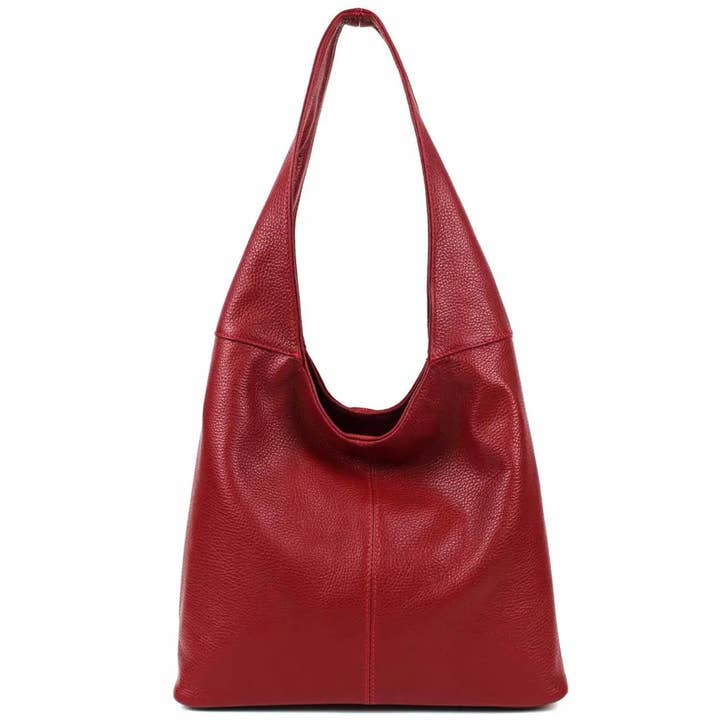 MODARNO - Wholesale Shoulder bag – women's - Modarno Hobo Shoulder Bag in Genuine Dollar Leather Made In Italy 38x16x28 cm15
