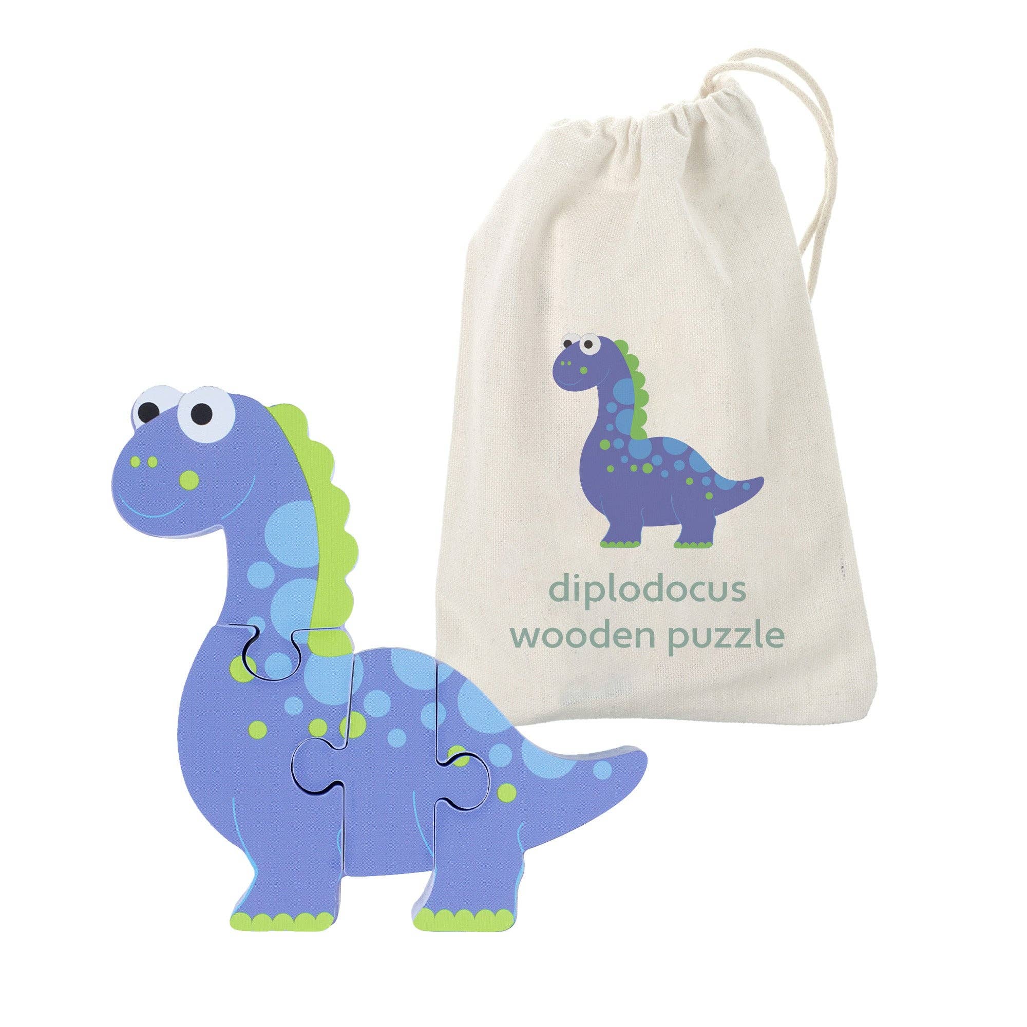 Orange Tree Toys – wholesale Puzzle – Child – Diplodocus Wooden Puzzle2