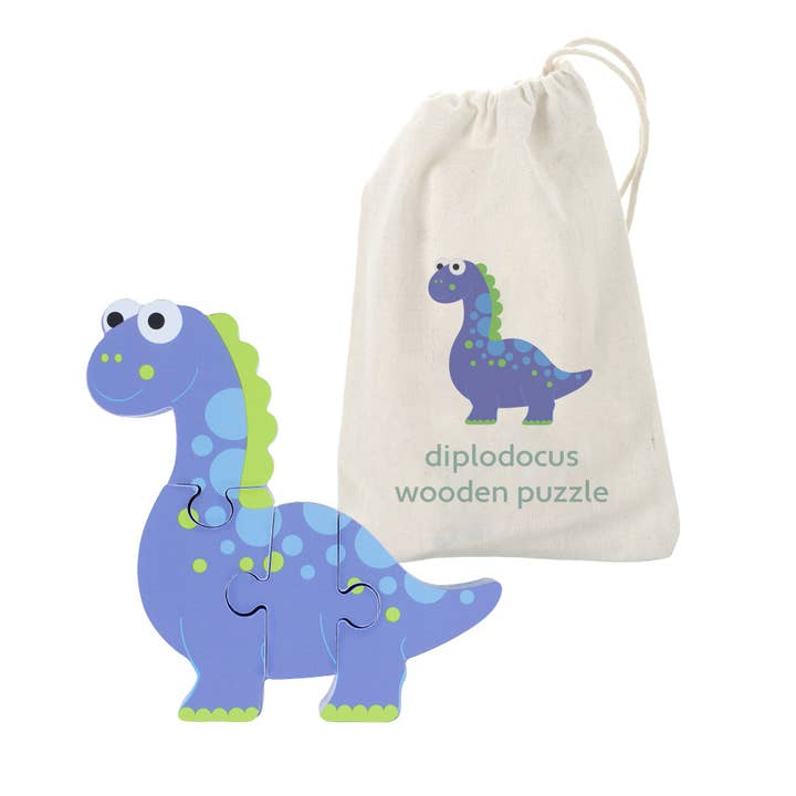 Orange Tree Toys – wholesale Puzzle – Child – Diplodocus Wooden Puzzle2