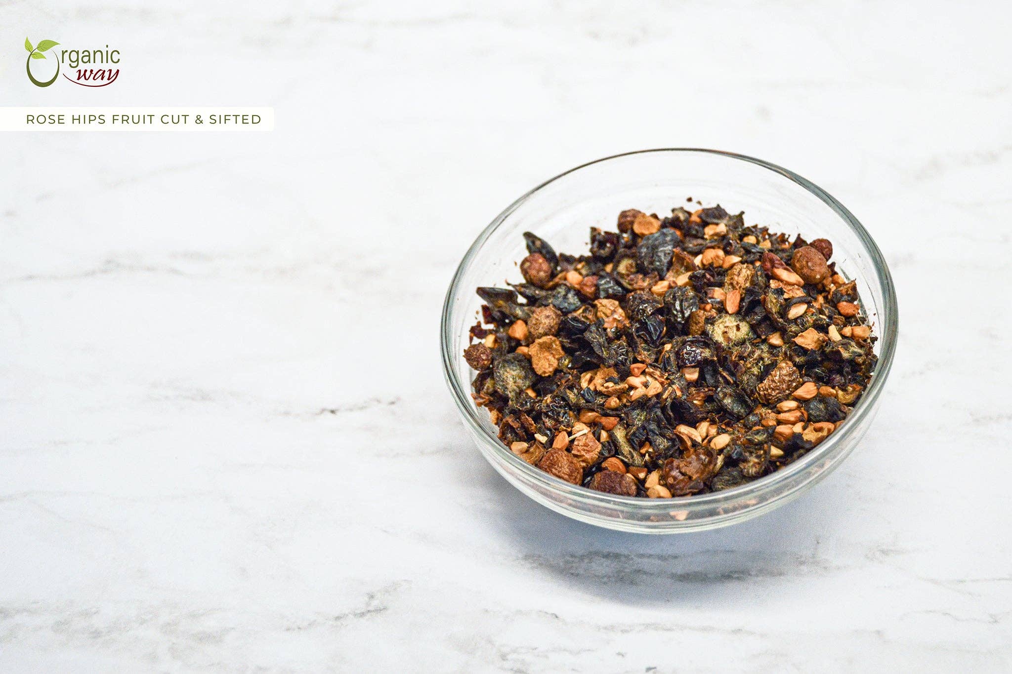 Organic Way LLC – Fruta seca/desidratada por atacado – Frutos de Roseira Brava Sem Sementes Cortados e Peneirados (Rosa canina) - Colheita Selvagem Europeia | Certificado Kosher | Vegan, Não OGM e Sem Glúten | Certificado USDA | Origem - Albânia5