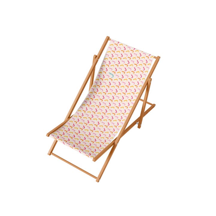 Coast and Valley - Wholesale Outdoor Chair - Sea style polyester wooden outdoor sun lounger1