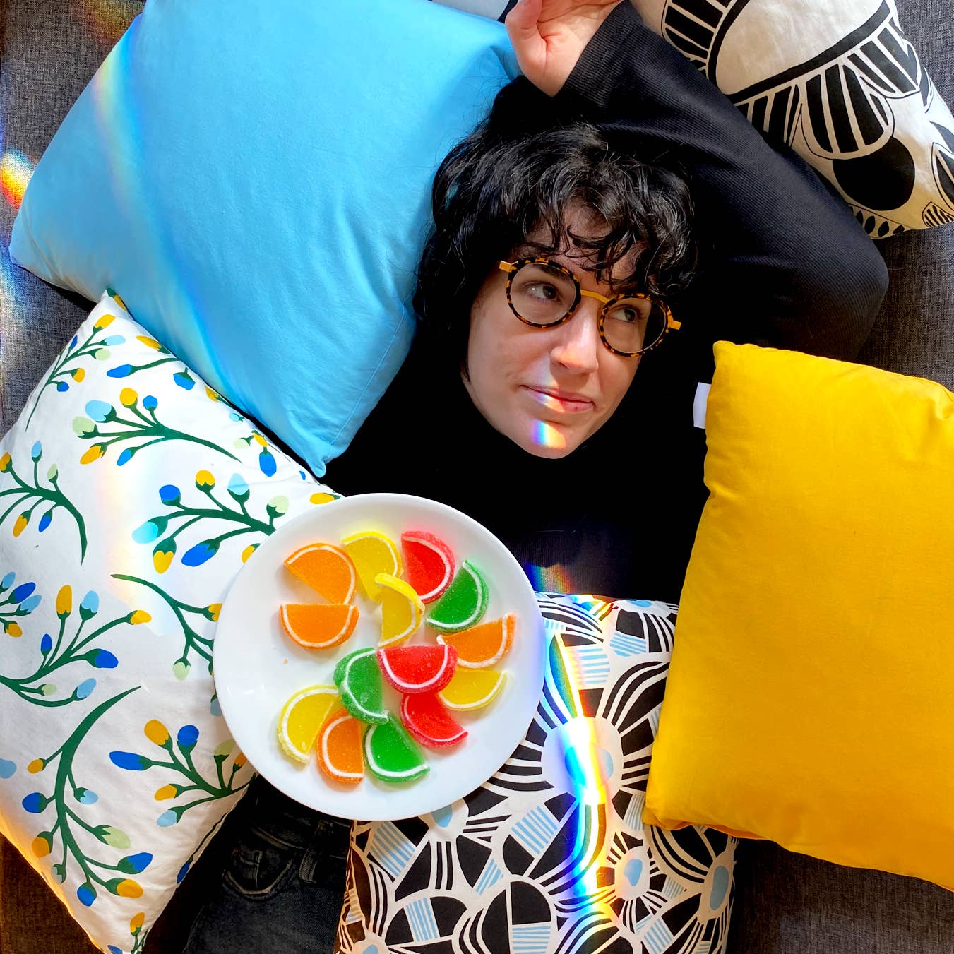 Chelsea Fay - Wholesale Throw/Decorative Pillow - Pillow - Grow - Blue4