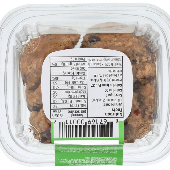 Everyday Supply Co - Wholesale Cookie - ALYSSAS BITES OATMEAL VGN - Case of 201
