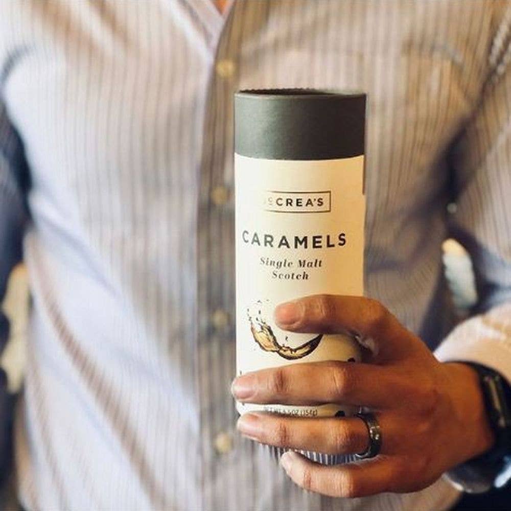 McCrea's Candies - Wholesale Caramel - Caramels Tall Tube - Single Malt Scotch (6 per case)2