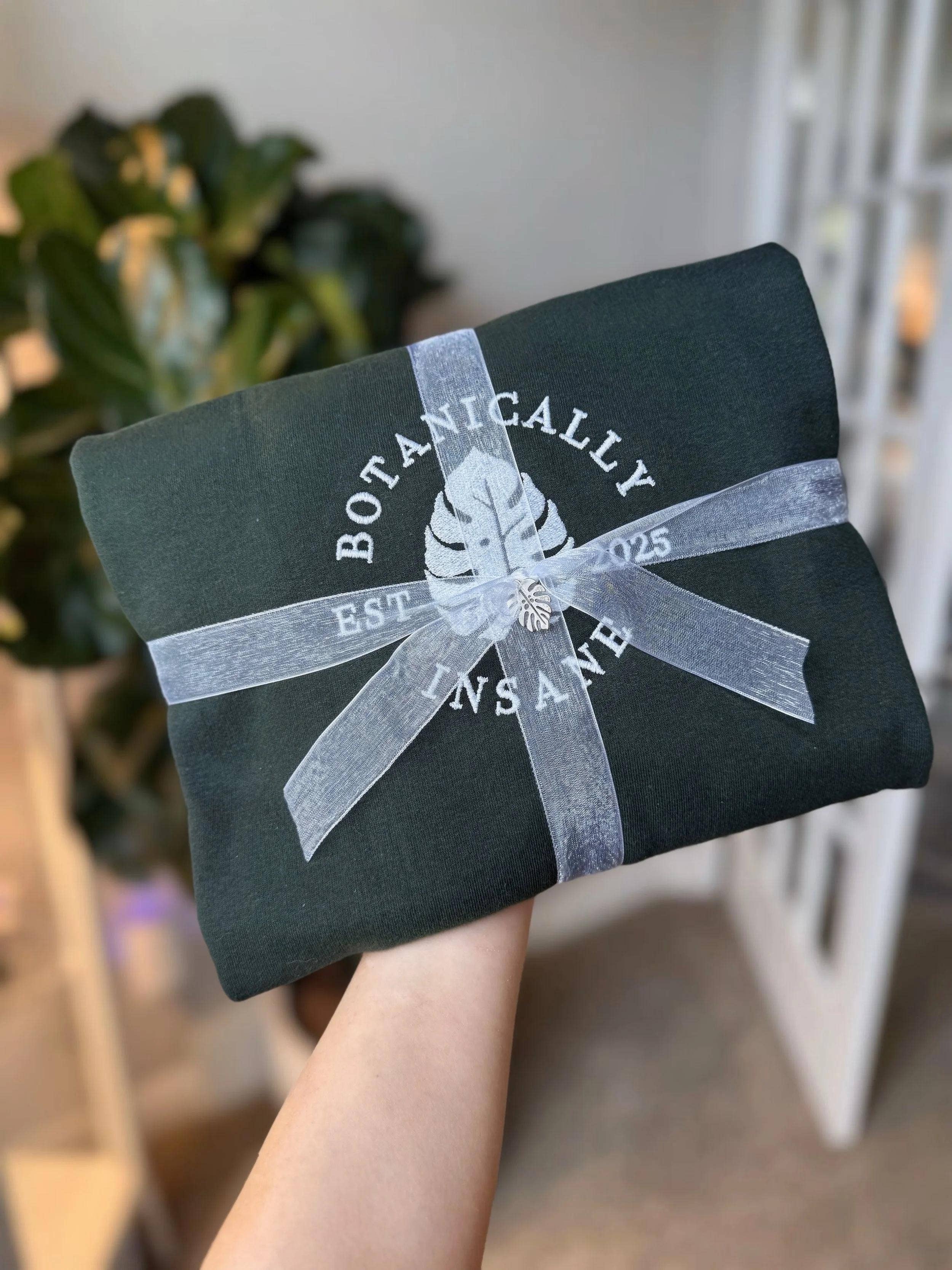 Botanically Insane - Wholesale Sweatshirt - Unisex - Botanically Insane™ Embroidered Crewneck Sweatshirt4