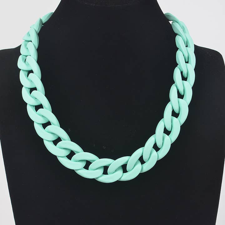 3AM BY H&D ACCESSORIES - Wholesale Link & Chain Necklace - Oversized Color Chain Necklace10