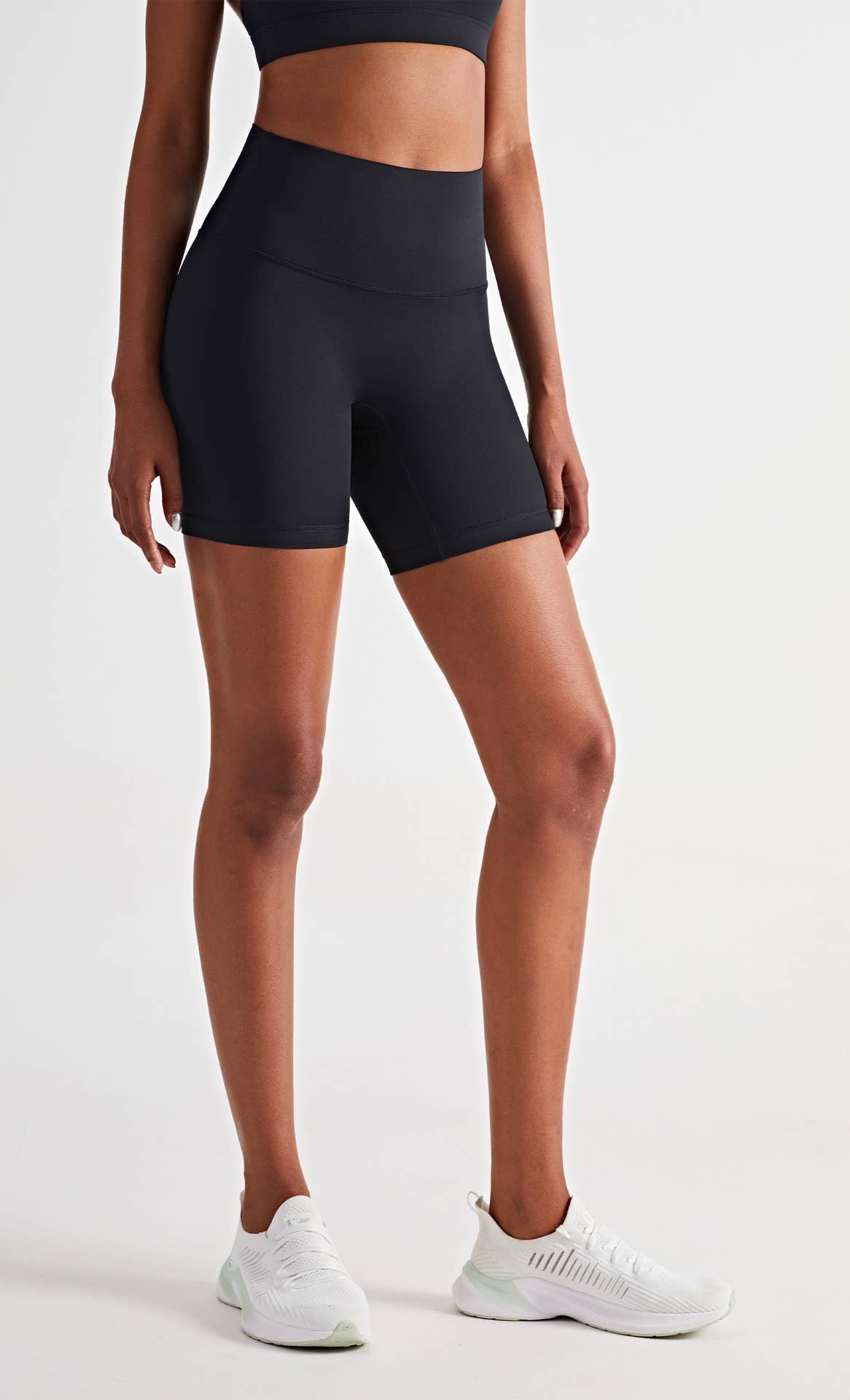 91thelabel - Vente Short de sport – femme - NOUVELLES couleurs ! Short de motard taille haute Luna à mi-cuisse 31