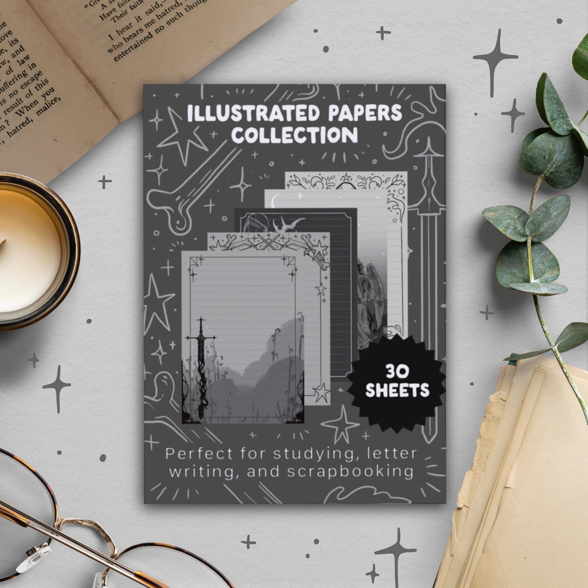 Tied Fates – wholesale Stationery/notecard set – Death Knight Illustrated Paper Pack