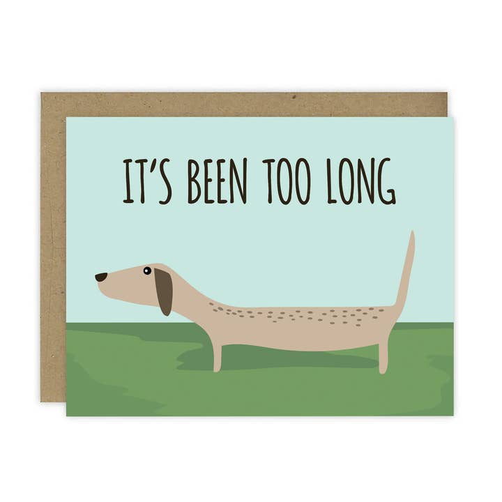 Tarjeta de notas It's Been Too Long para venta al por mayor de Mr. Sogs