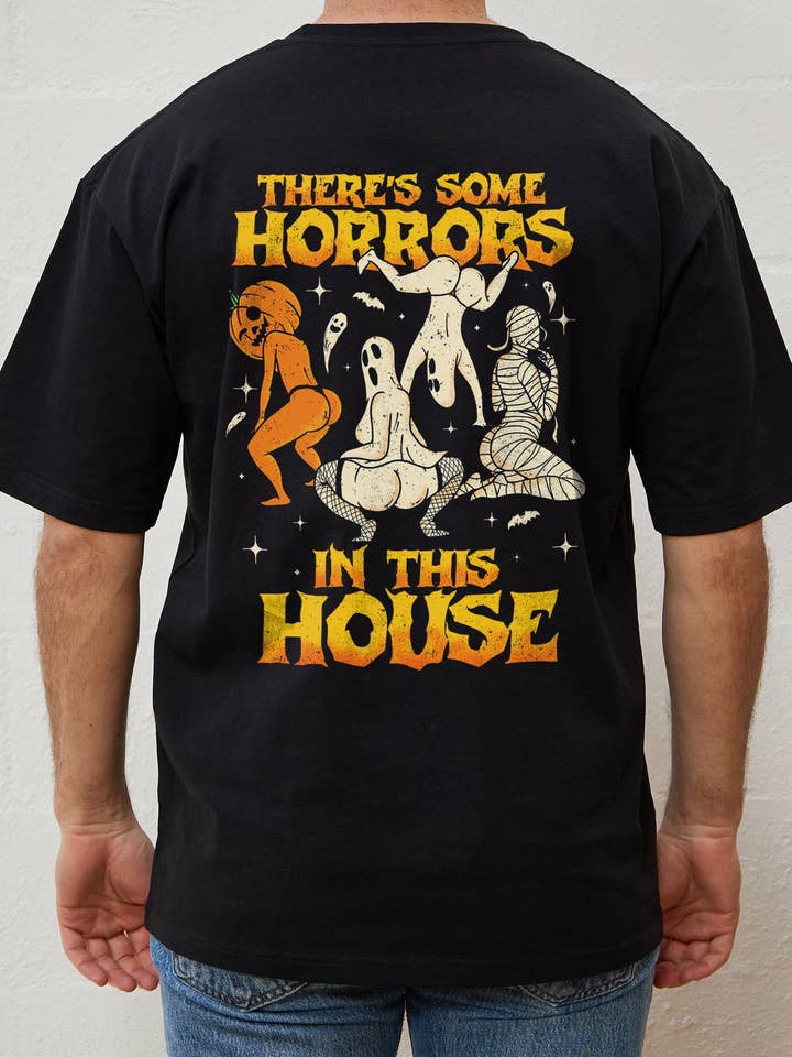 T-shirt recto et verso de There's Some Horrors In This House pour la vente par Threadheads