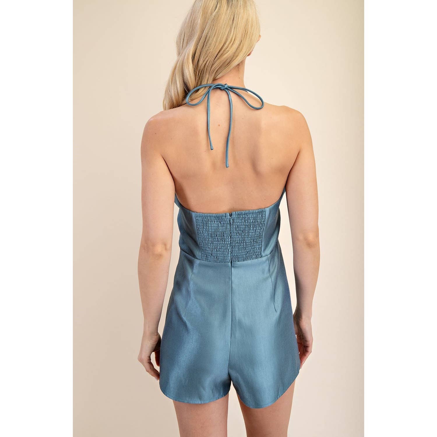 STYLE USA – Engroshandel Romper - Dame – Bue Trim Romper14