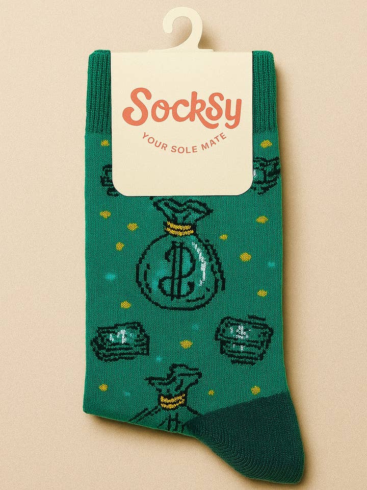 Money Organic Socks for wholesale by Socksy