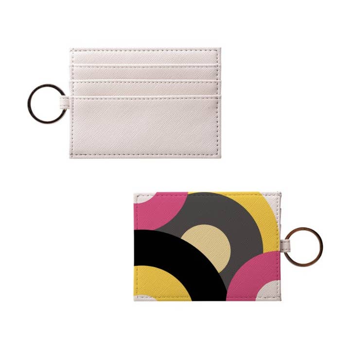 Pink Retro Records Card Holder for wholesale by LanRetro