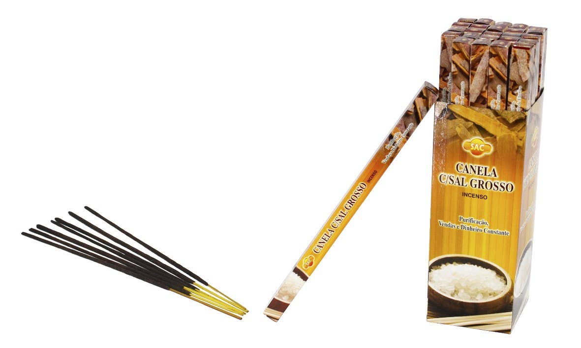 Esoterica Arte - Wholesale Incense - Inc. Bag Sal Grosso C/Canela (25 units)