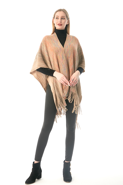 Pretty Persuasions - Vendita all'ingrosso Mantella - Donna - CP22102 Coprispalle Ruana Monterrey3