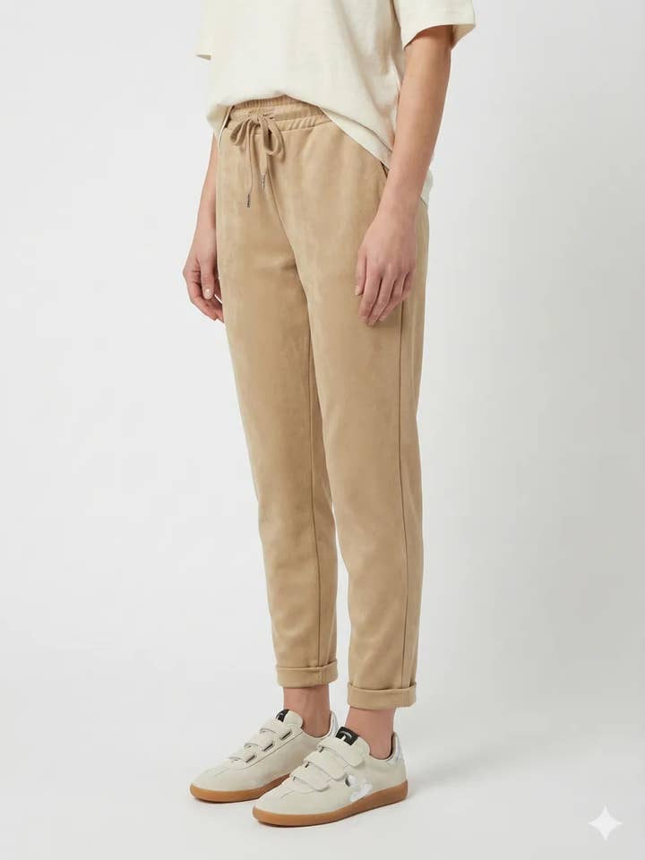 Calças de Jogging Efeito Feltro @7940_PaJogFeutre por atacado de Mimi & Gogo