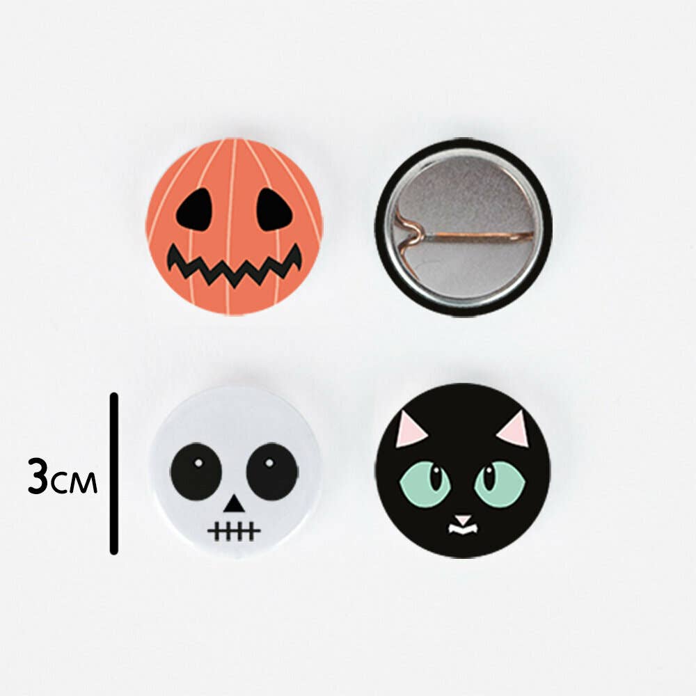 My Little Day - Wholesale Lapel Pin/Button - 12 badges - Halloween