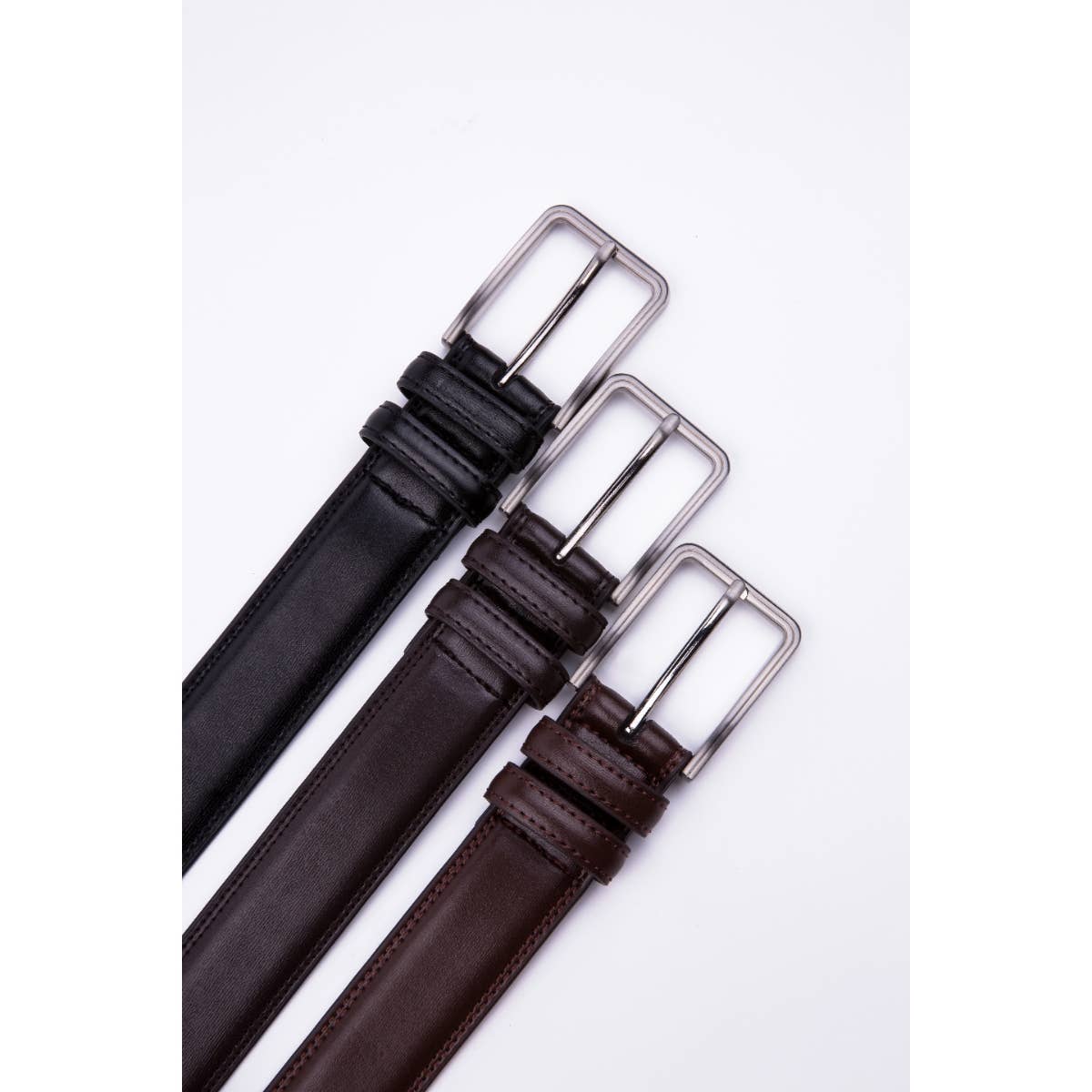 Brown Men's Genuine Leather Dress Belt -1179(Brown) for wholesale on Faire1