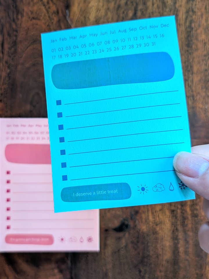 Daily Plan Notepad for wholesale by NMC Design Studio