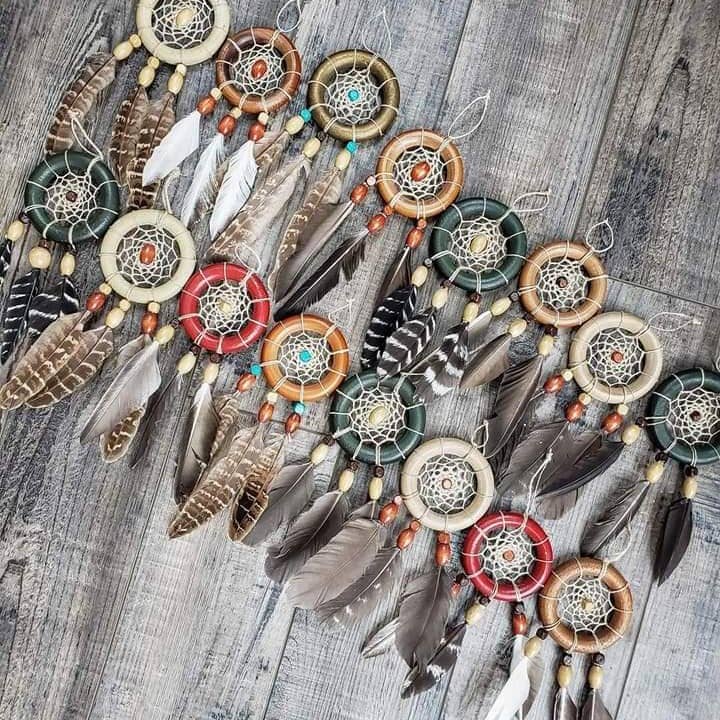 The Woven Muse - Wholesale Dream Catcher - Natural Mini Dreamcatcher1