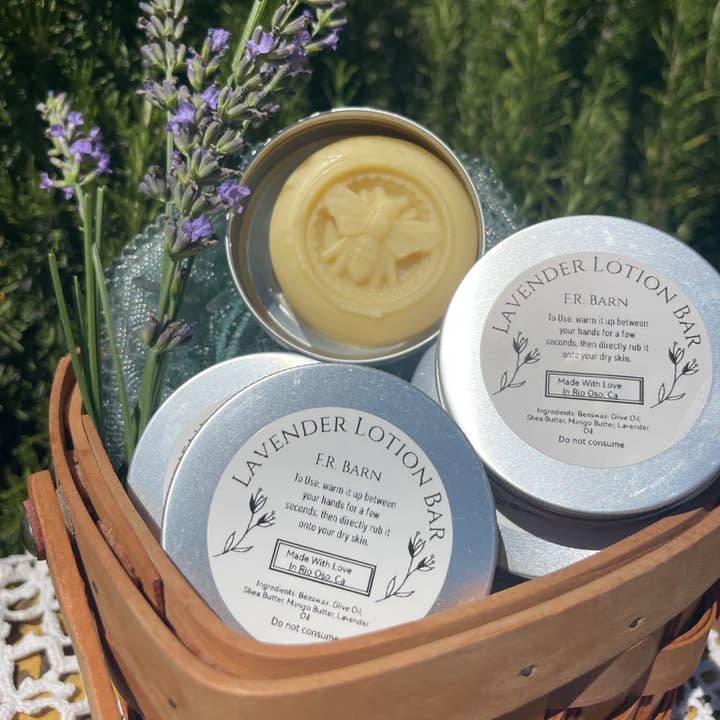 The F.R. Barn - Wholesale Solid Lotion - Lavender Lotion Bar0