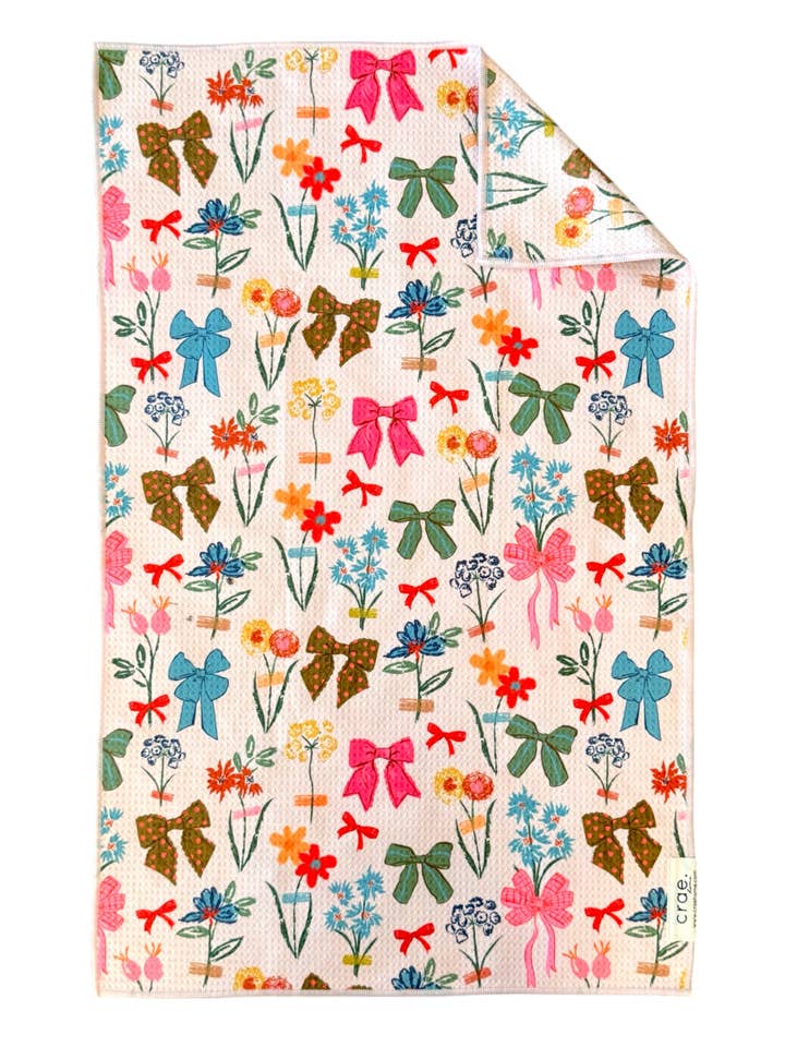 Rækker af Sløjfer: Dobbeltsidet Håndklæde for engroshandel hos Crae.Home
