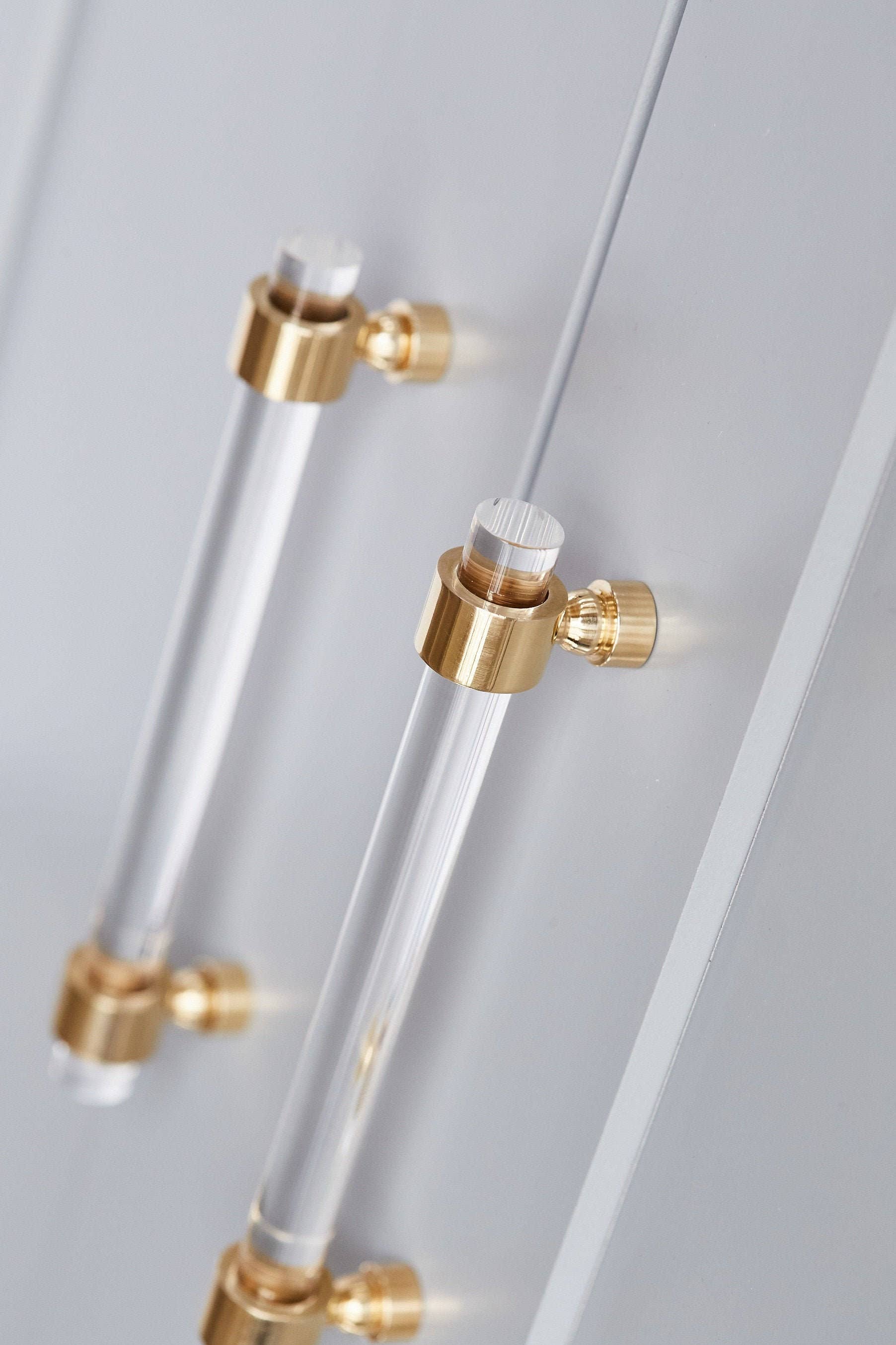 LuxHoldups - Wholesale Knob/Pull - Lucite Brass Drawer Pulls and Cabinet Handles1