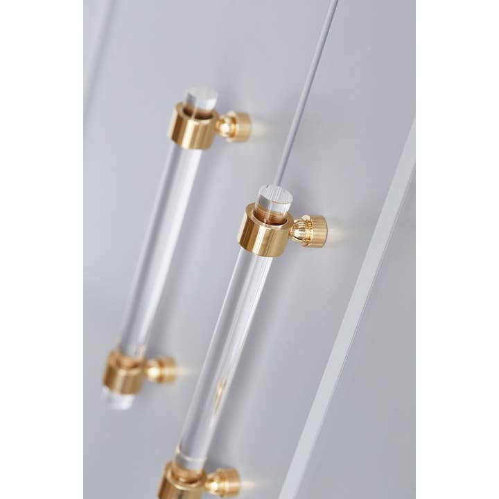 LuxHoldups - Wholesale Knob/Pull - Lucite Brass Drawer Pulls and Cabinet Handles1