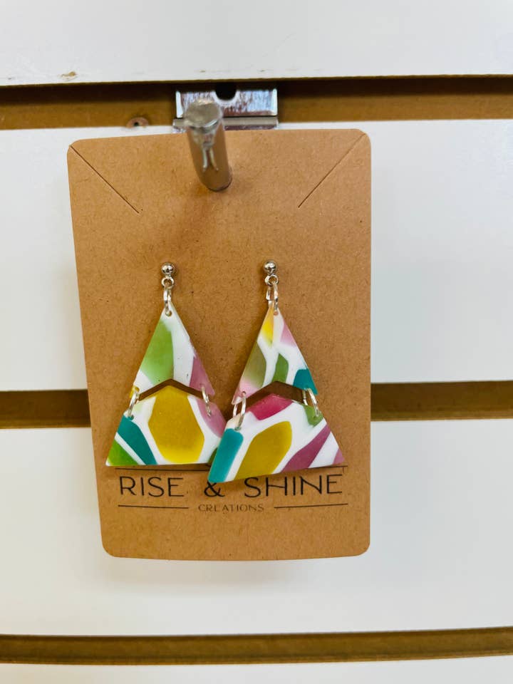 Stained Glass Inverted Diamond for wholesale by Rise and Shine Creations