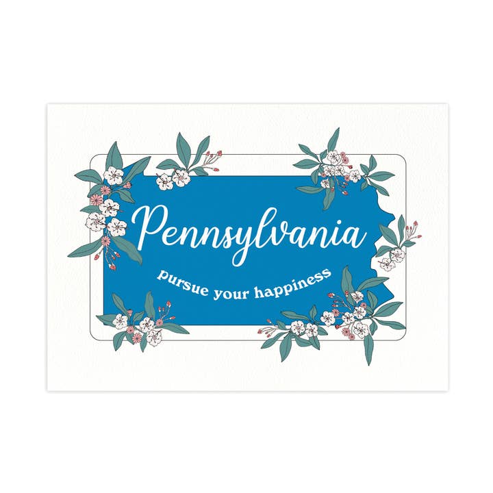 Pennsylvania Forfølg din lykke Print for engroshandel hos Joli Pop Paper Co.