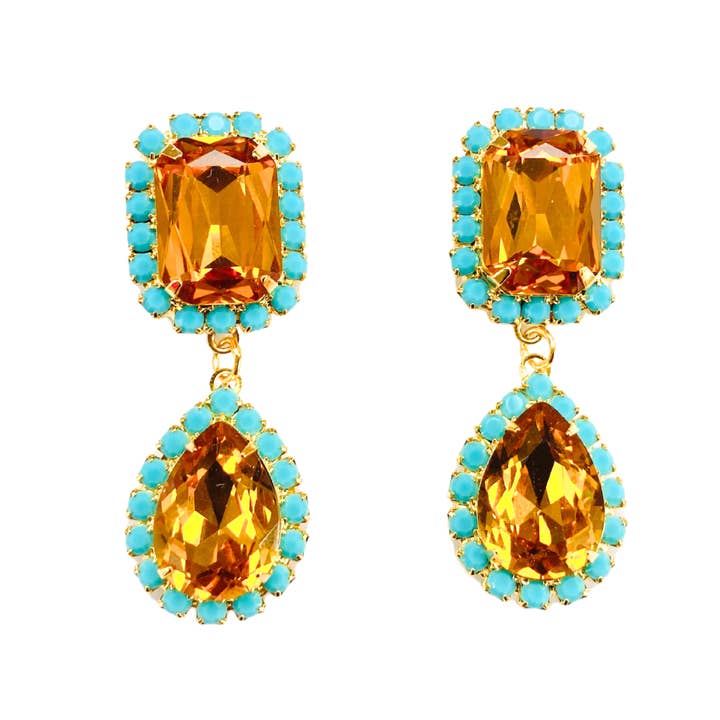 The Pink Reef Jewel Drop in Sunflower for wholesale by The Pink Reef