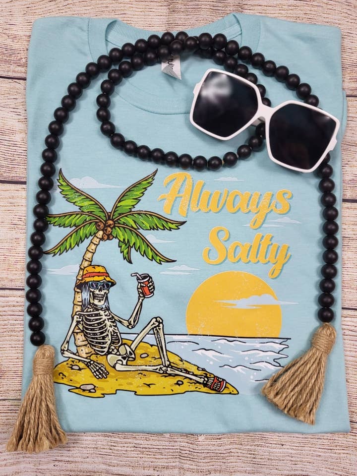 Always Salty Tee for wholesale by Wanderlust Designs Wholesale