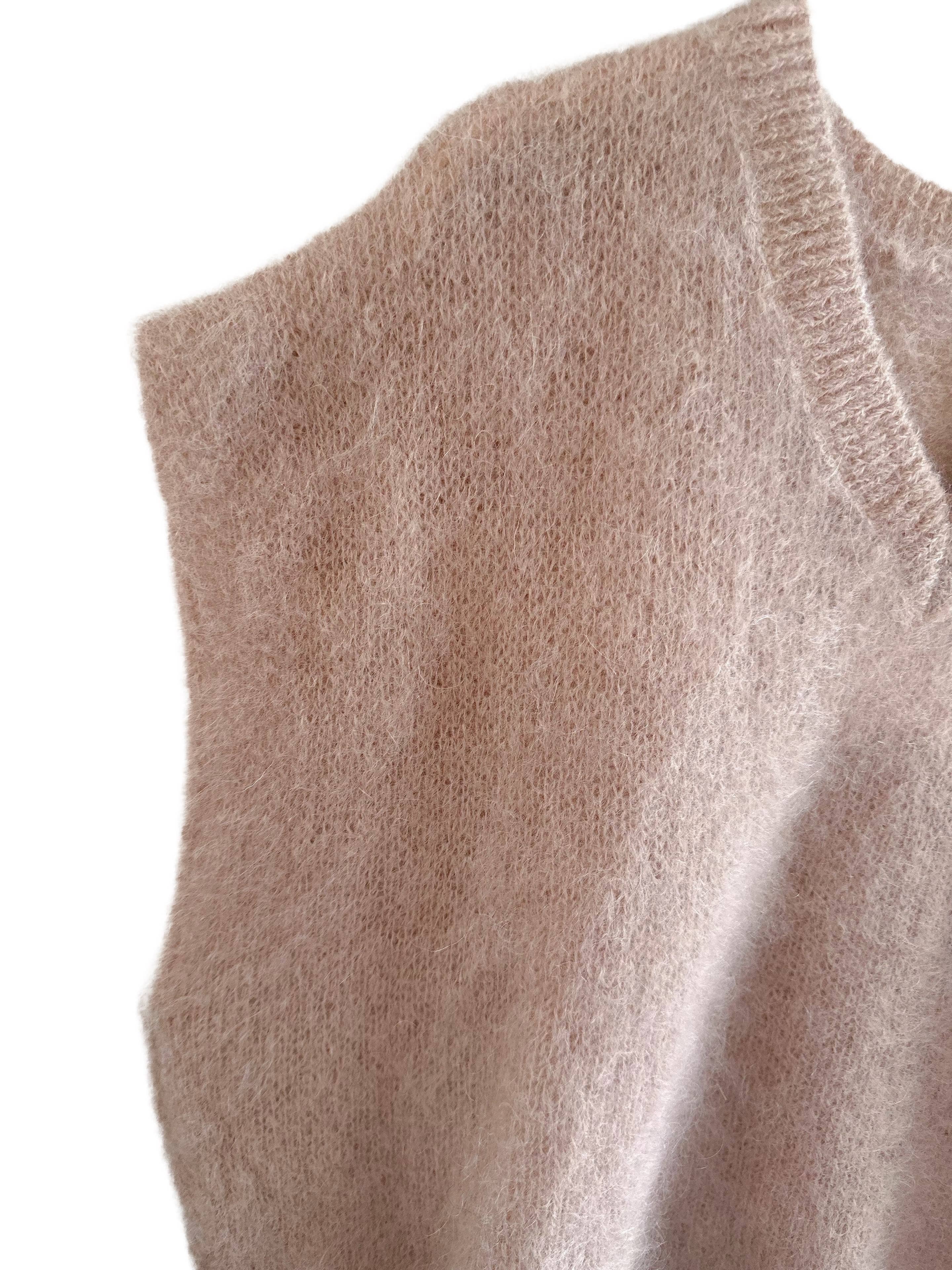 Orice - Vente Cardigan – femme - Gilet sans manche en maille 81% Kid mohair - Orice 30