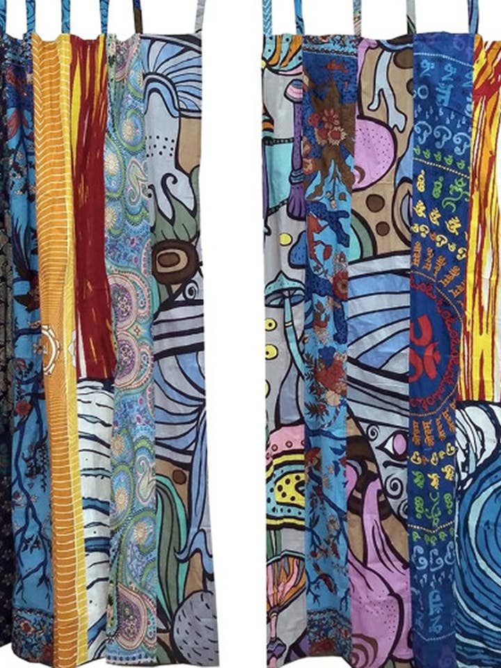 Silly Simon enkelt panel gardin med løkker 144 x 216 cm for engroshandel hos Sunshine Joy