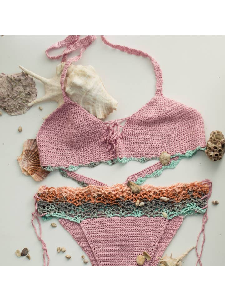 mayAqua - Vendita all'ingrosso Bikini - Donna - Bikini all'uncinetto, set bikini brasiliano, bikini a triangolo Boho