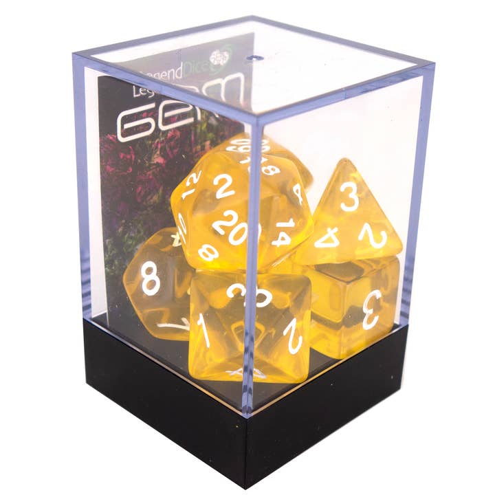 Trade Dice - Wholesale Dice - Boxed Dice Display Pack - x10 Gem6