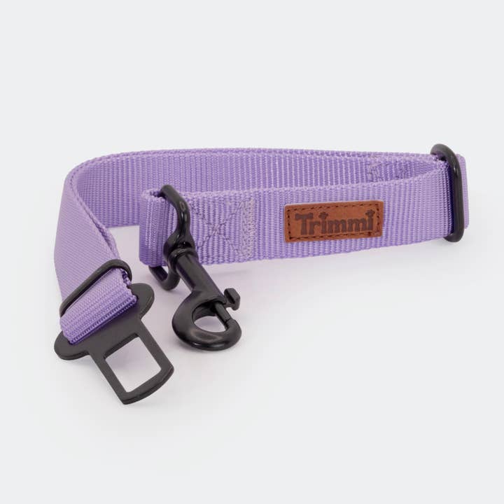 Nylon seat belt lilac for wholesale by Trimmi