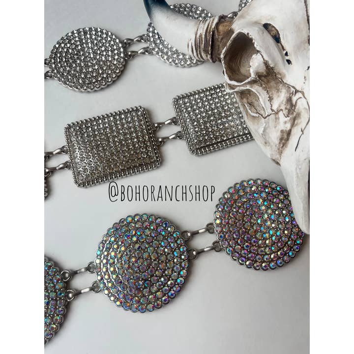 Boho Ranch Shop - Wholesale Belt - Women's - Bling Statement Western Chain Belt7